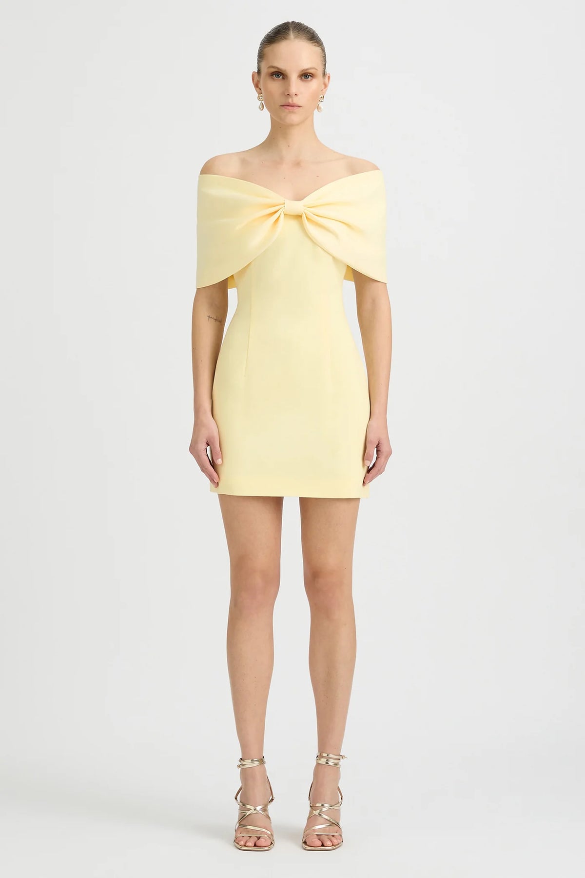 Sonya Belluno Mini Dress - Butter Yellow