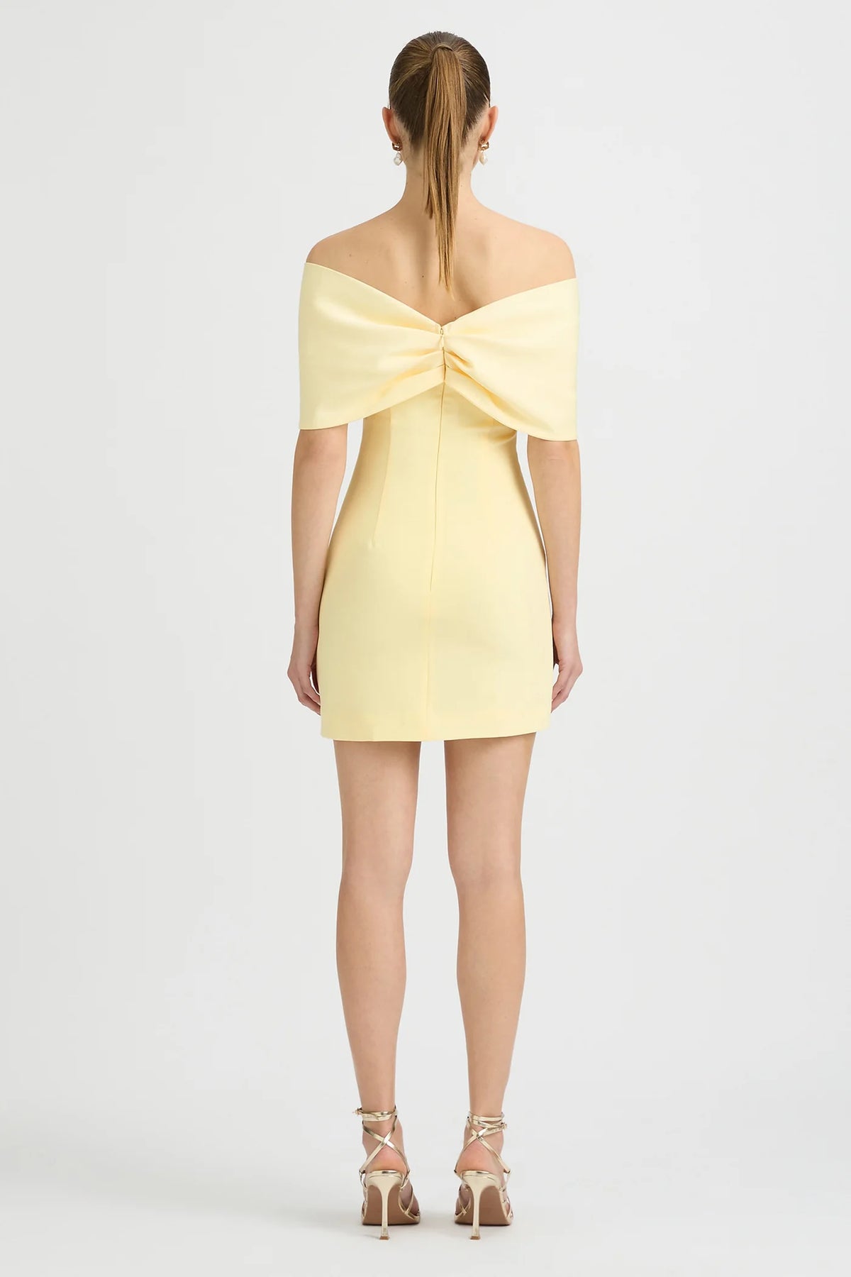 Sonya Belluno Mini Dress - Butter Yellow
