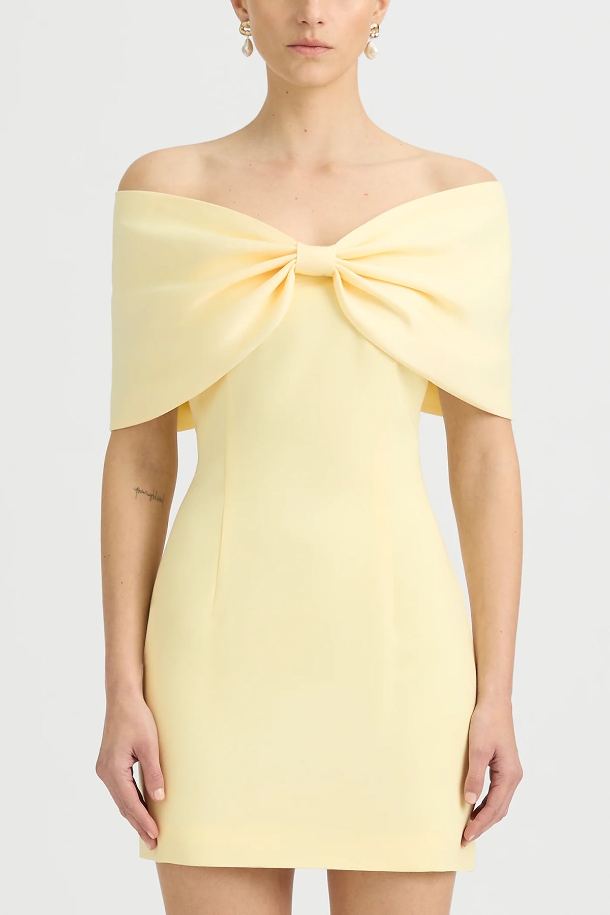 Sonya Belluno Mini Dress - Butter Yellow
