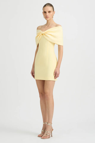 Sonya Belluno Mini Dress - Butter Yellow