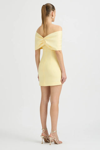 Sonya Belluno Mini Dress - Butter Yellow