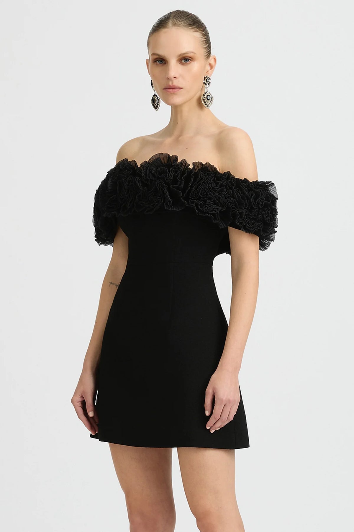 Sonya Nahla Mini Dress - Black