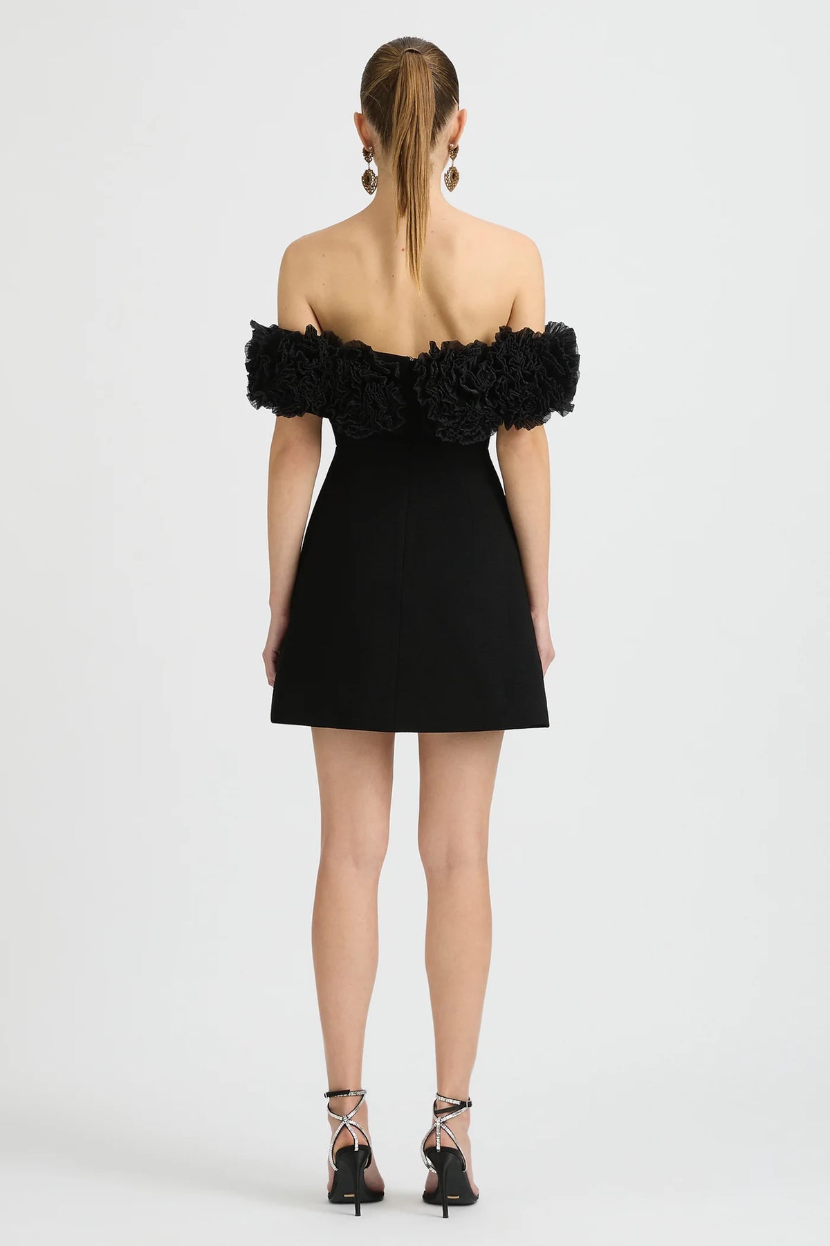 Sonya Nahla Mini Dress - Black
