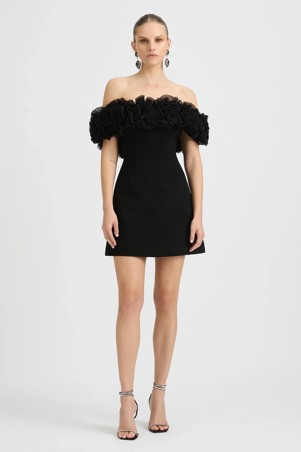Sonya Nahla Mini Dress - Black