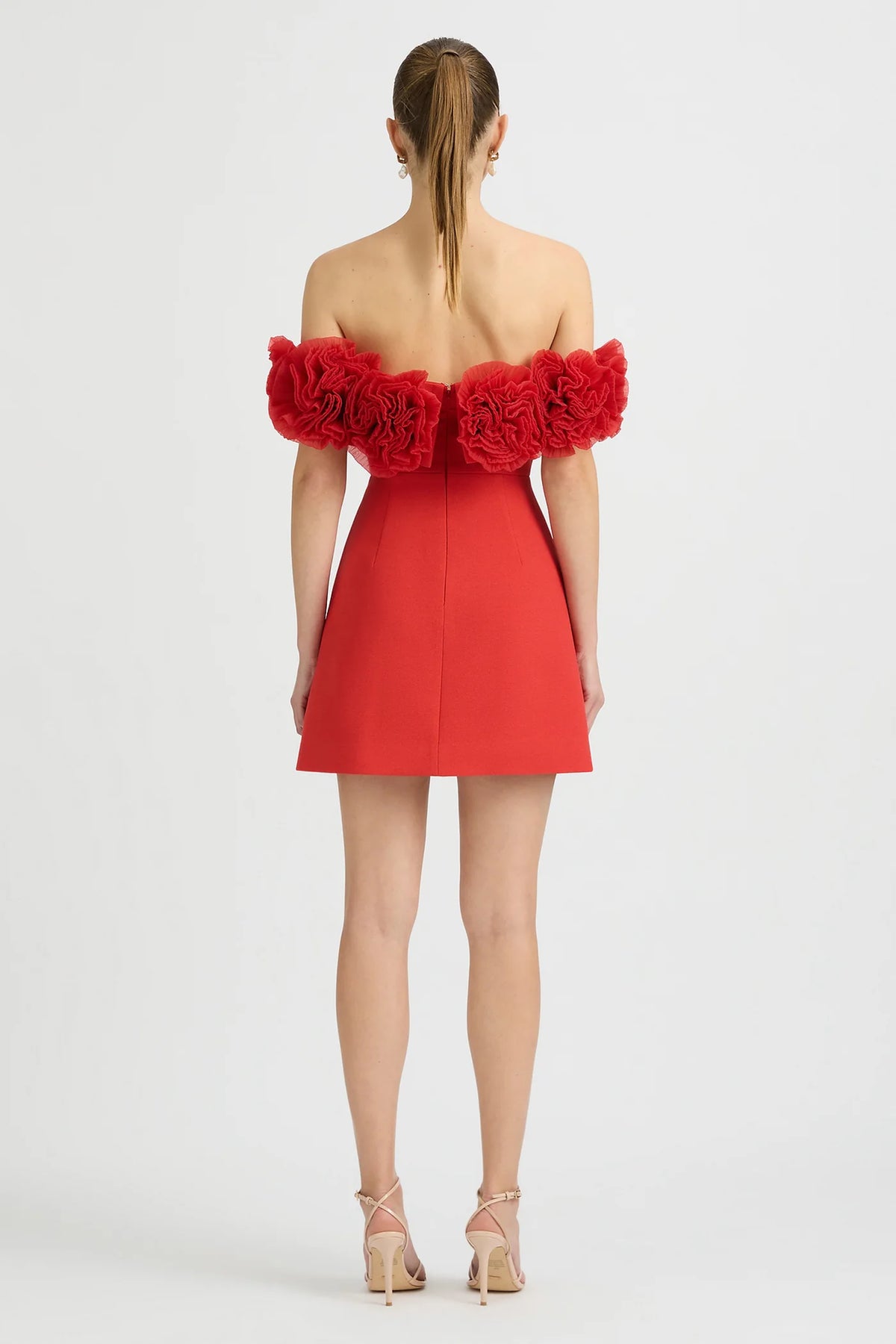 Sonya Nahla Mini Dress - Sorrento Red