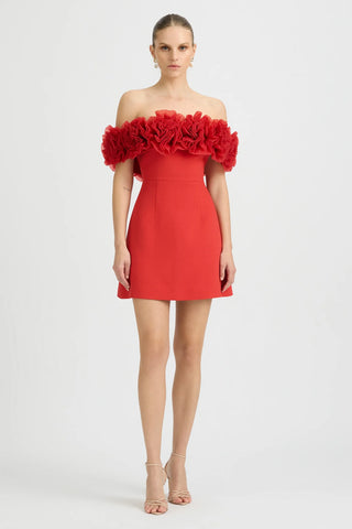 Sonya Nahla Mini Dress - Sorrento Red