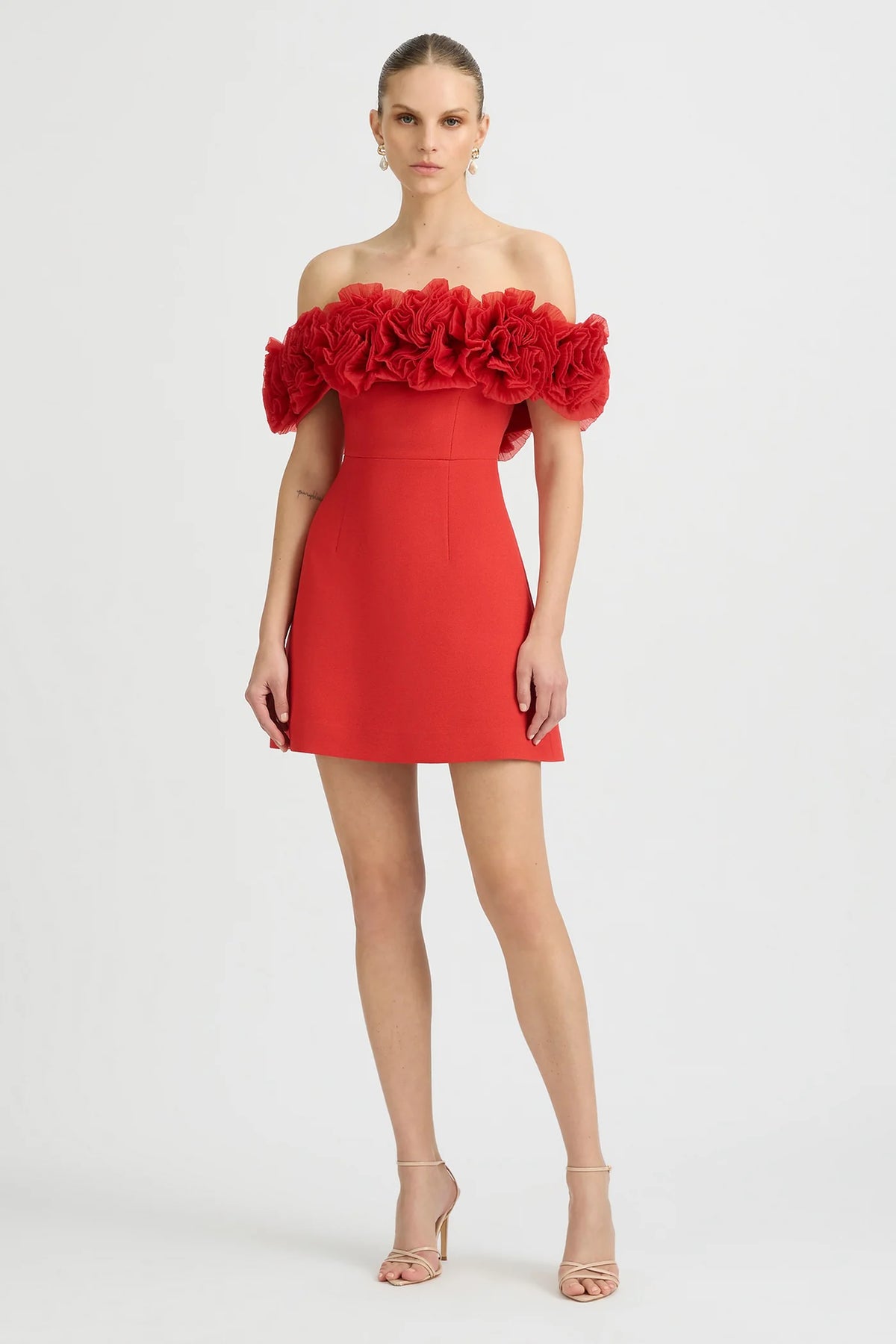 Sonya Nahla Mini Dress - Sorrento Red