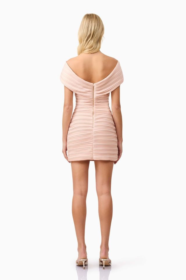 Elliatt Ava Strapless Mini Dress - Soft Pink