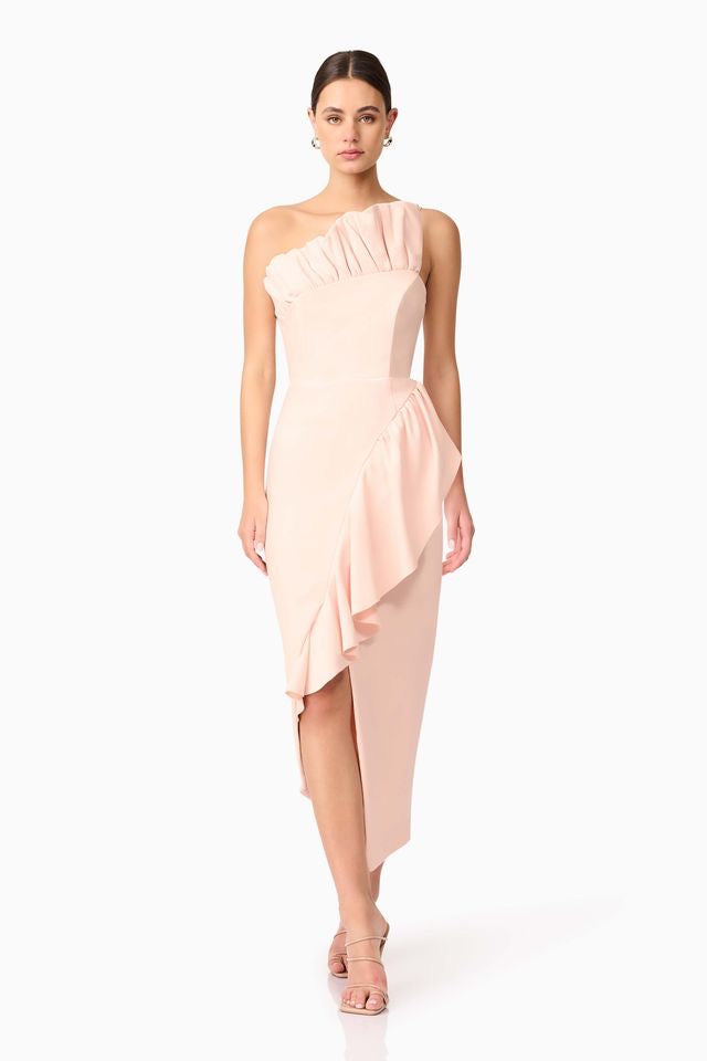 Elliatt Ava Midi Dress - Soft Pink