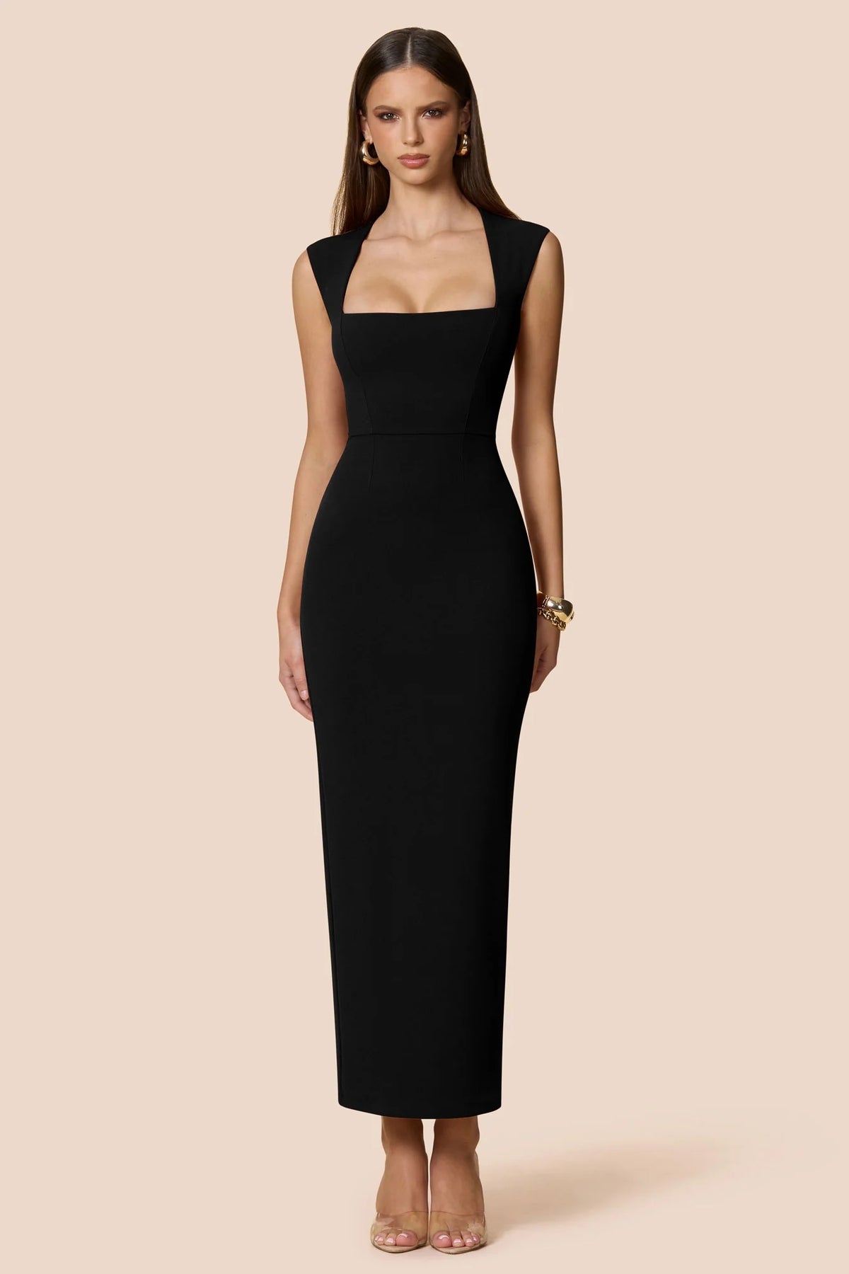 Nookie Savannah Midi Dress - Black