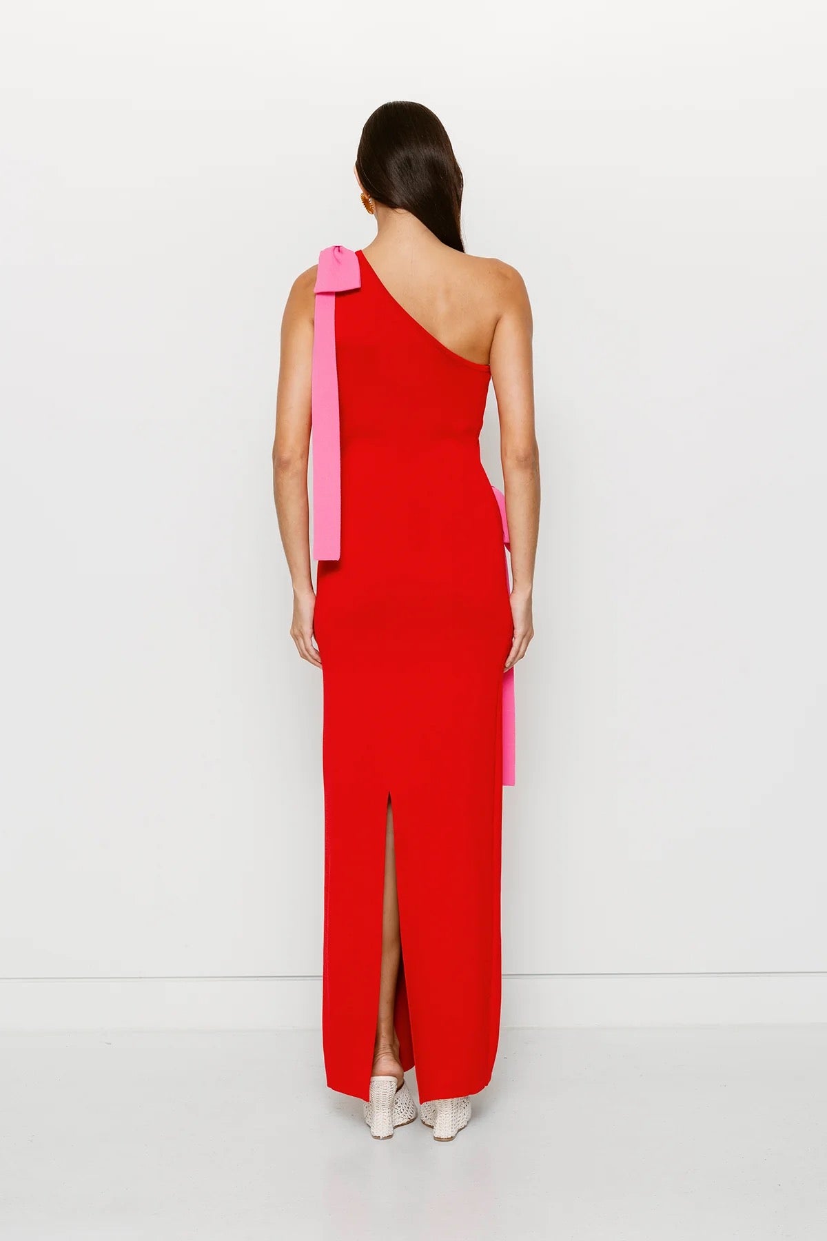 The Wolf Gang Tacha Maxi Dress - Cherry