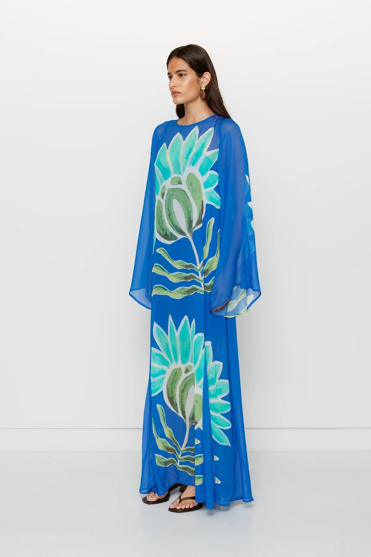 The Wolf Gang Solsana Long Sleeve Dress - Fern