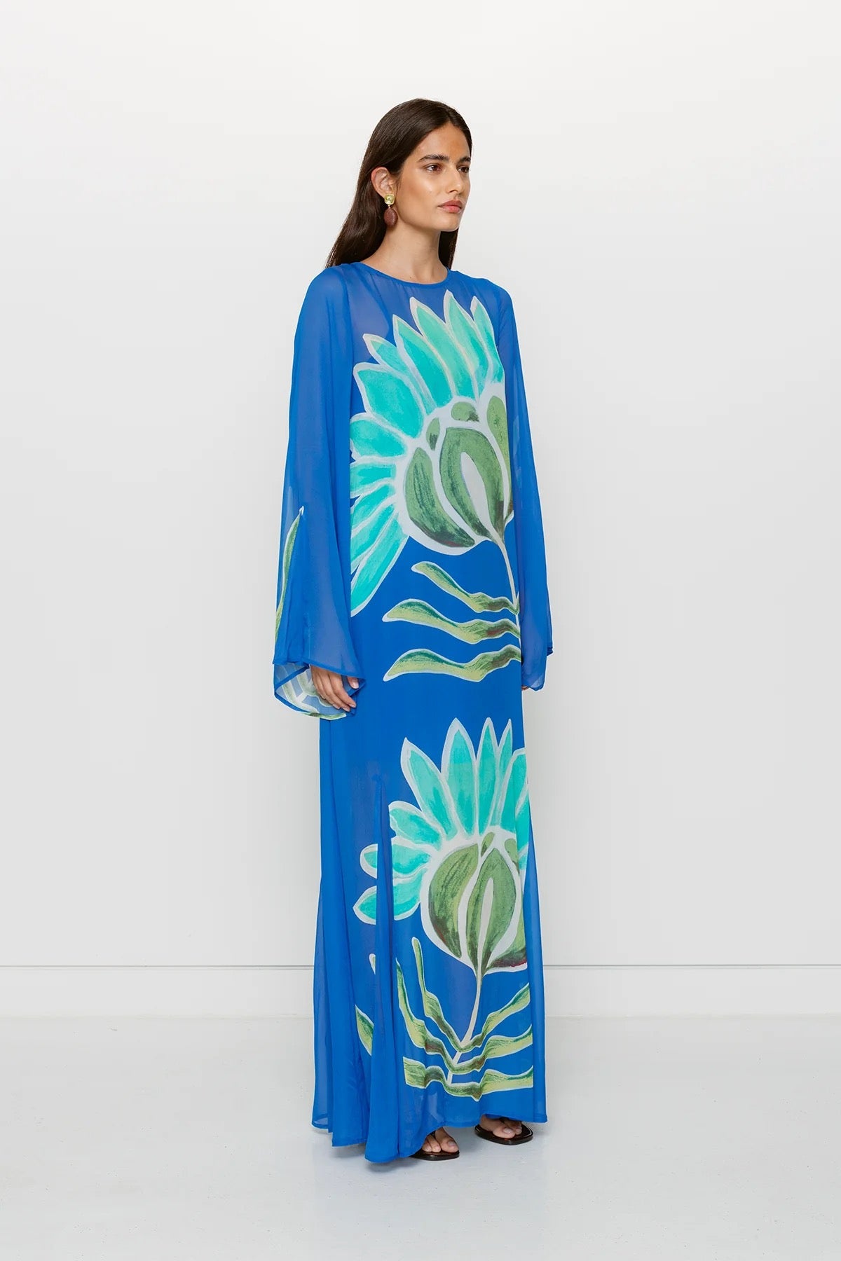 The Wolf Gang Solsana Long Sleeve Dress - Fern