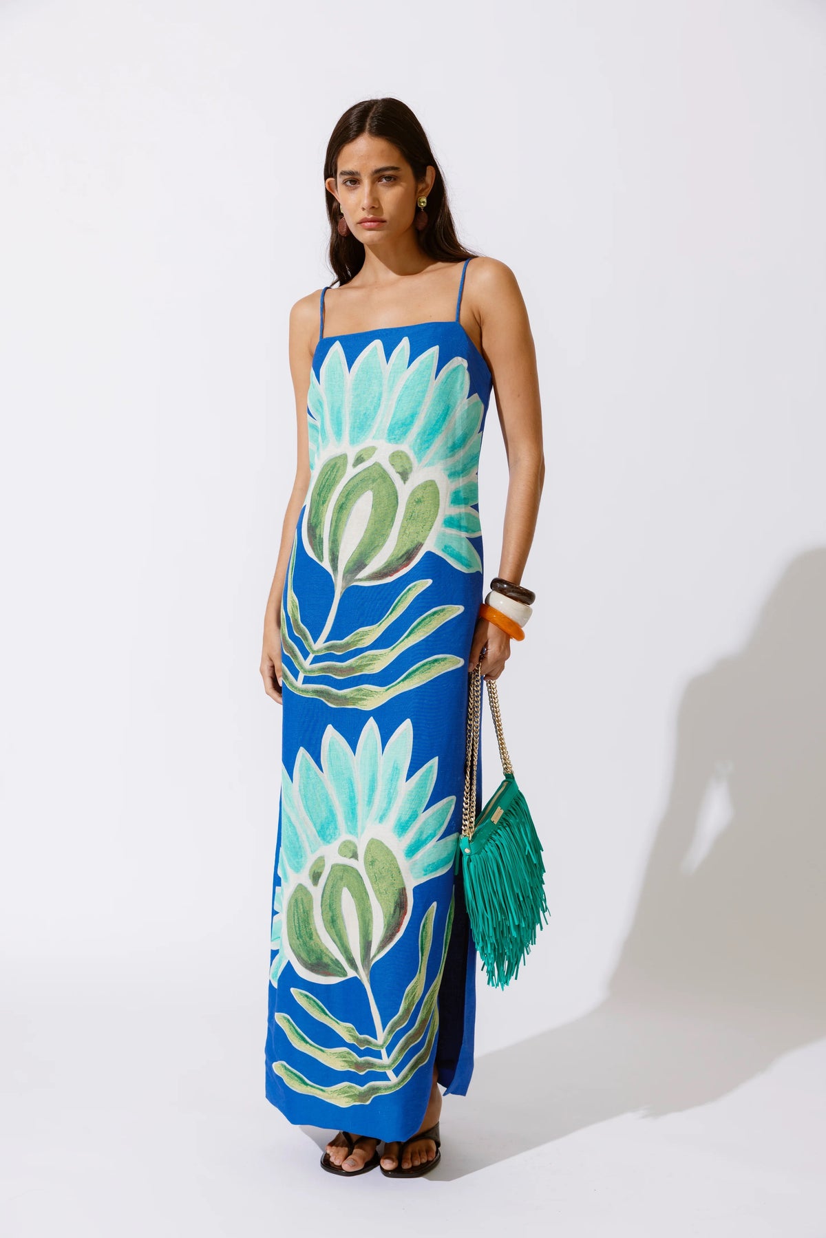 The Wolf Gang Solsana Maxi Dress - Fern