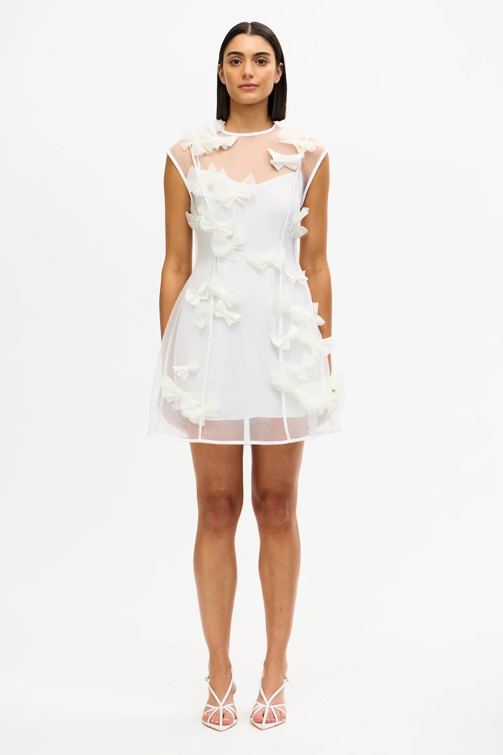 Acler Croanford Mini Dress - Ivory