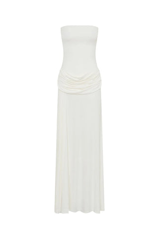 Sneaky Link Bianca Strapless Maxi Dress - White