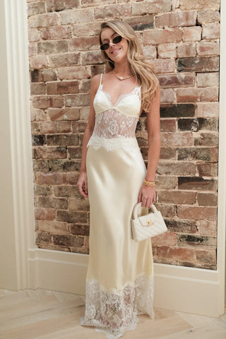 Sneaky Link Lilah Maxi Dress - Lemon