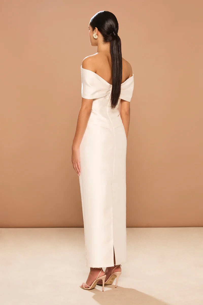 Sonya Aspen Gown - Pearl