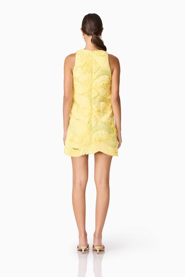 Elliatt Asher Mini Shift Dress - Yellow