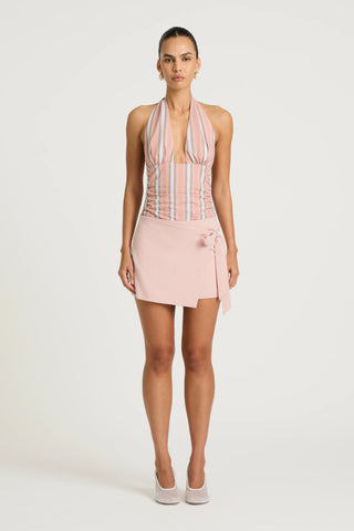 Benni Tiano Mini Dress - Pink Stripe