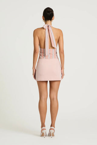 Benni Tiano Mini Dress - Pink Stripe