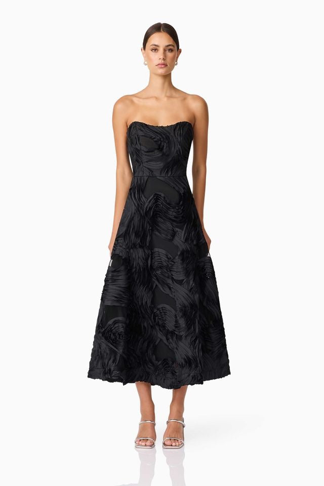 Elliatt Asher Midi Dress - Black