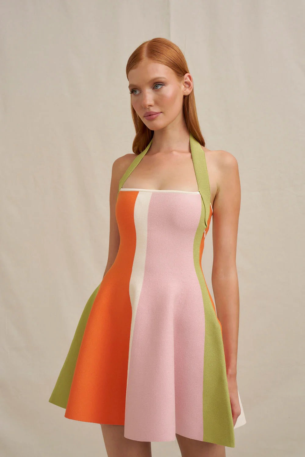 By Johnny Melon Stripe Knit Dress - Multi