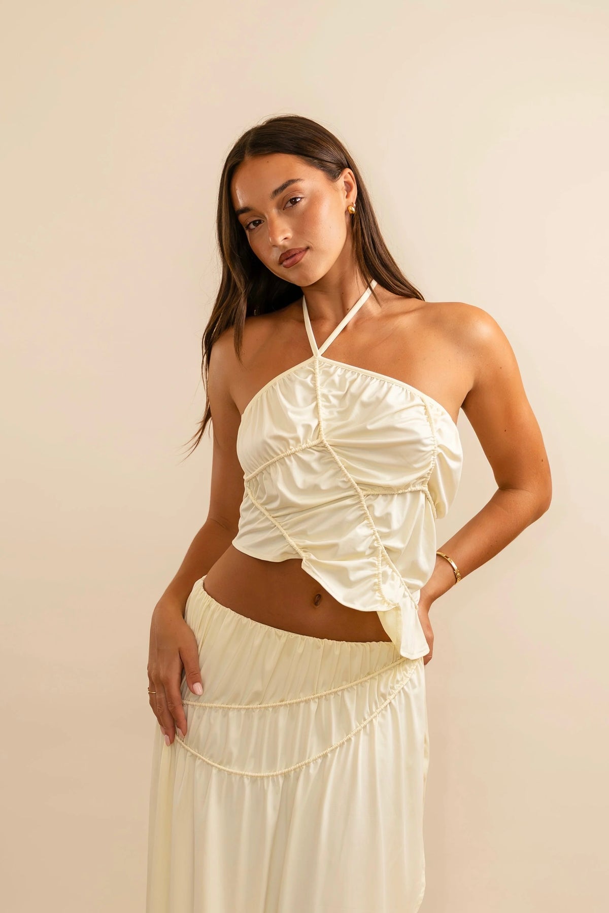 Koster Kulture Fleur Top - Cream
