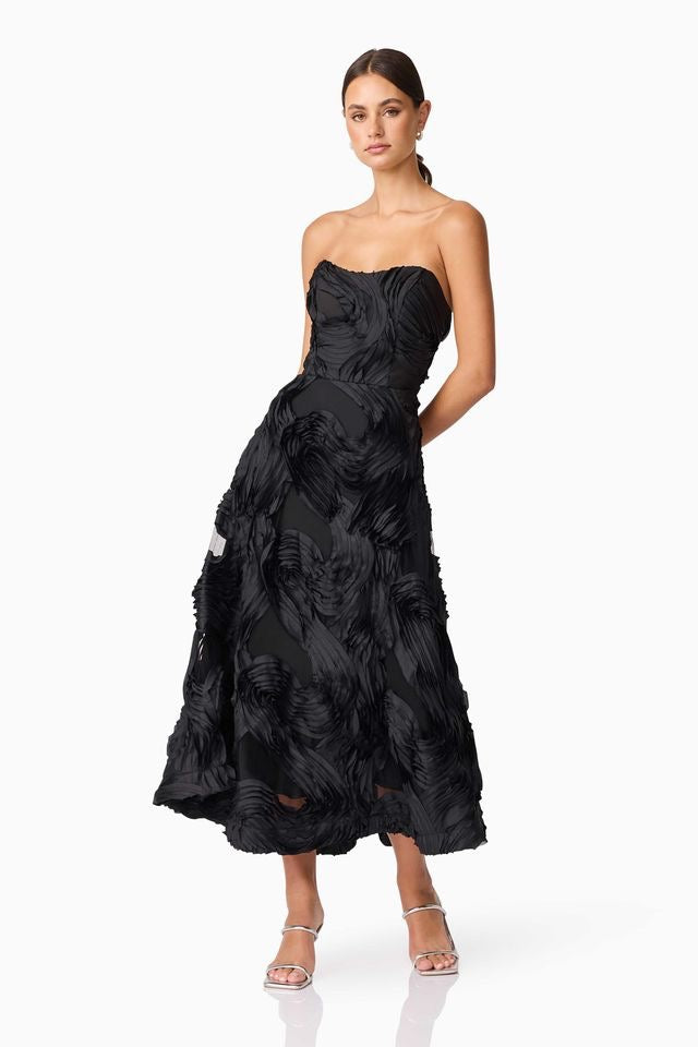 Elliatt Asher Midi Dress - Black