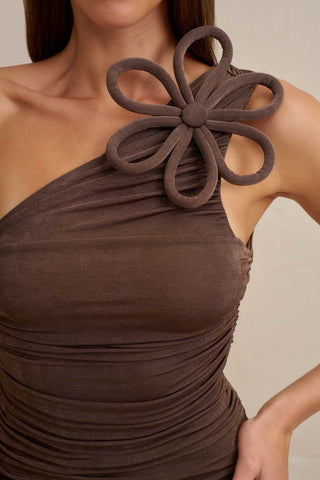 By Johnny Amara Mini Dress - Brown