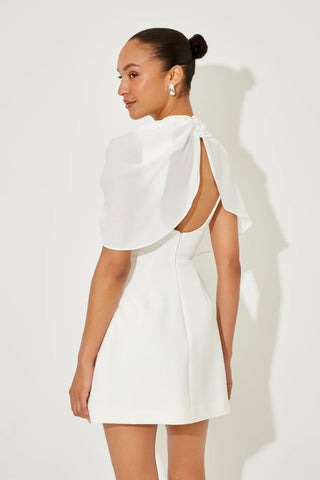 Odd Muse The Ultimate Muse Gathered Mini Dress - White