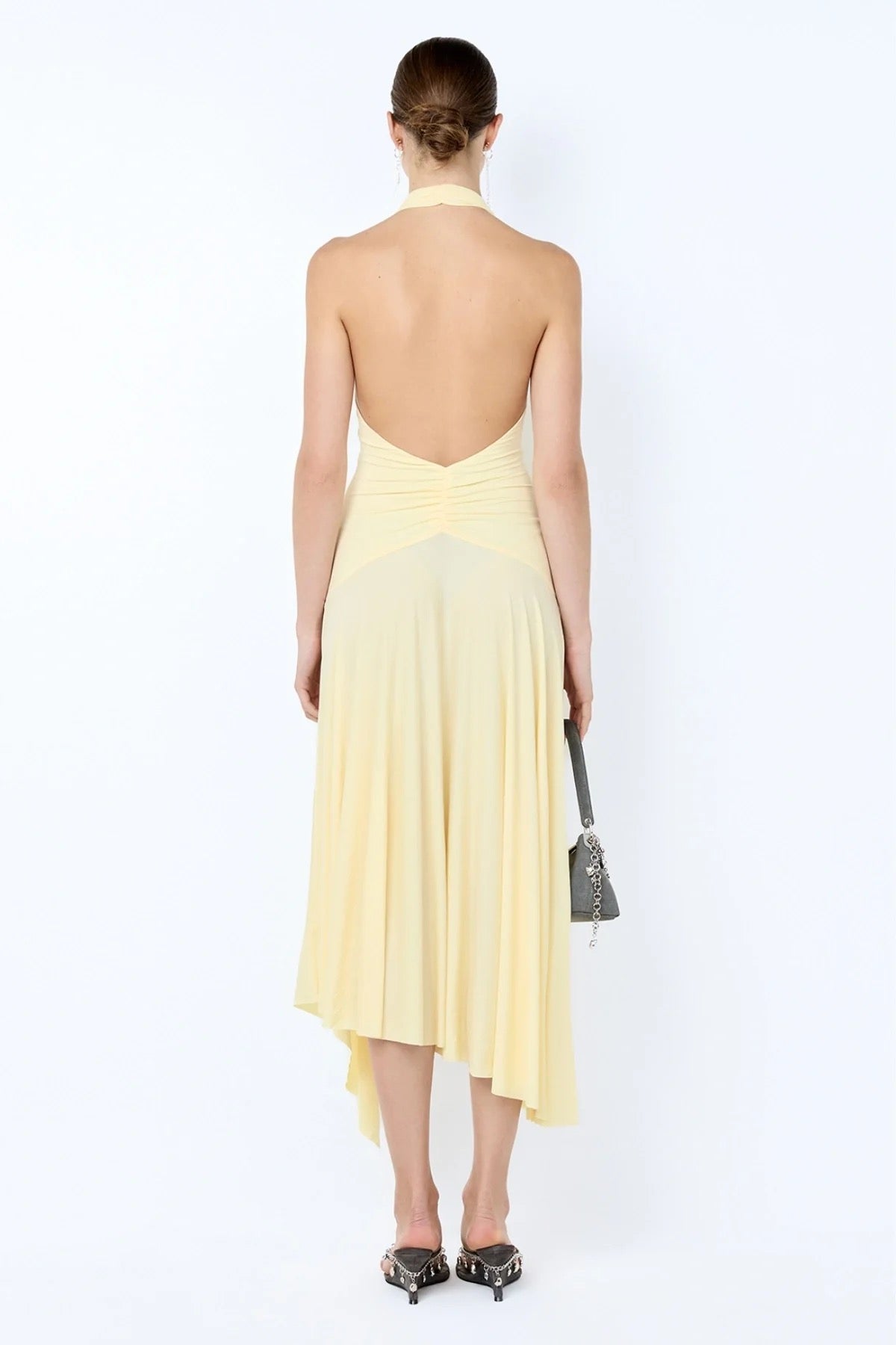 Bec & Bridge Nessie Halter Dress - Ice Yellow