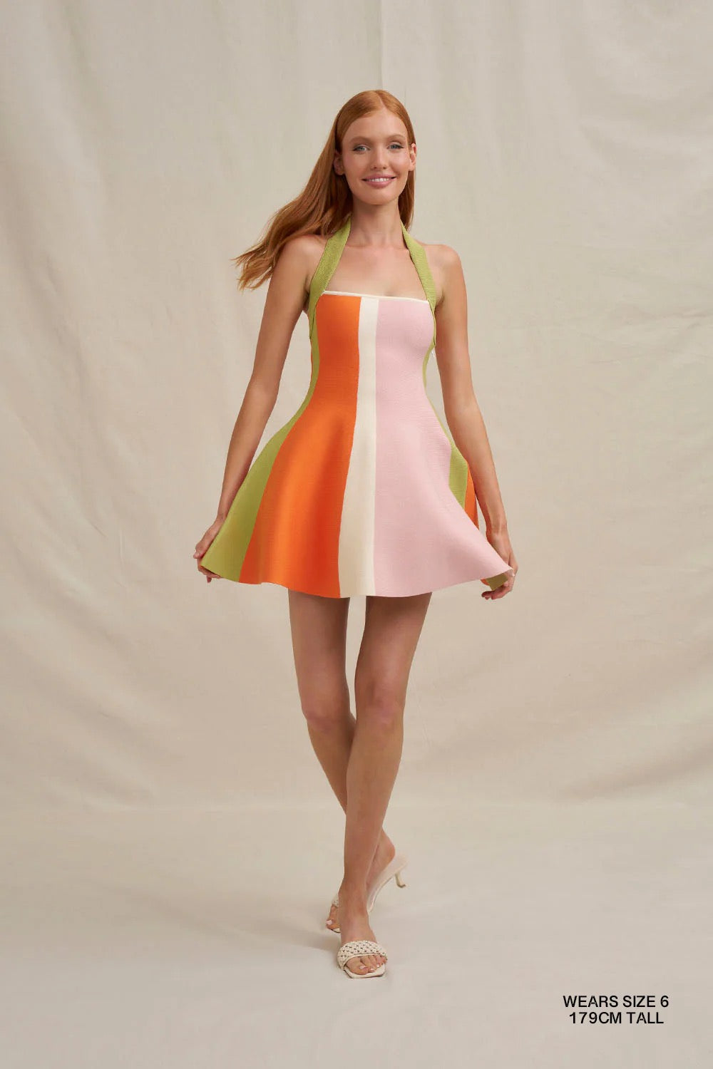 By Johnny Melon Stripe Knit Dress - Multi