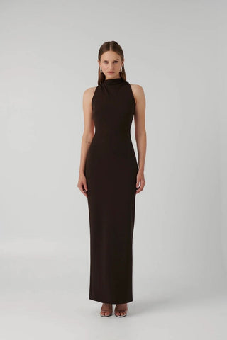 Effie Kats Ambre Gown - Coffee