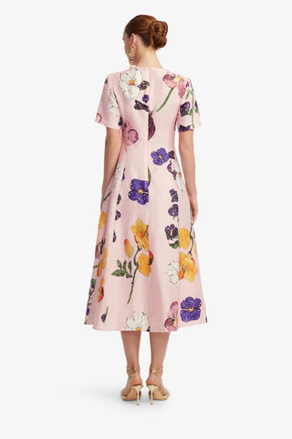 Leo Lin Caroline Short Sleeve Midi Dress - Wildbloom