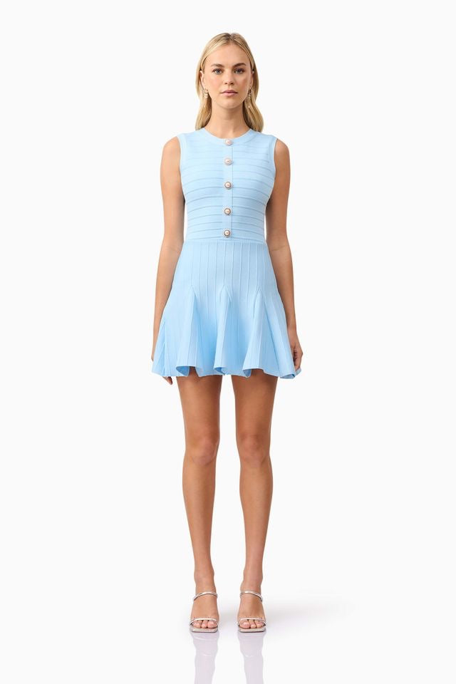 Elliatt Fiona Mini Dress - Bridal Blue