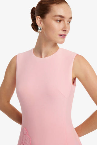 Leo Lin Cleo Appliqué Sleeveless Midi Dress - Blush Pink