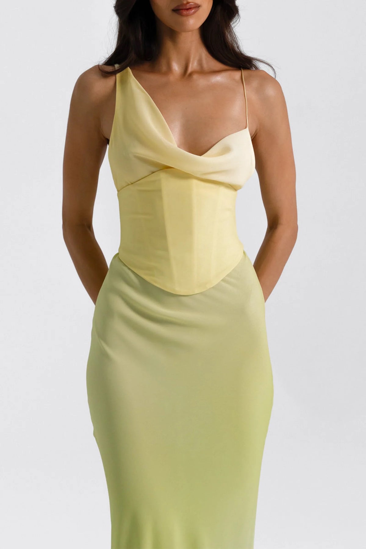 Natalie Rolt Hallie Gown - Citrus
