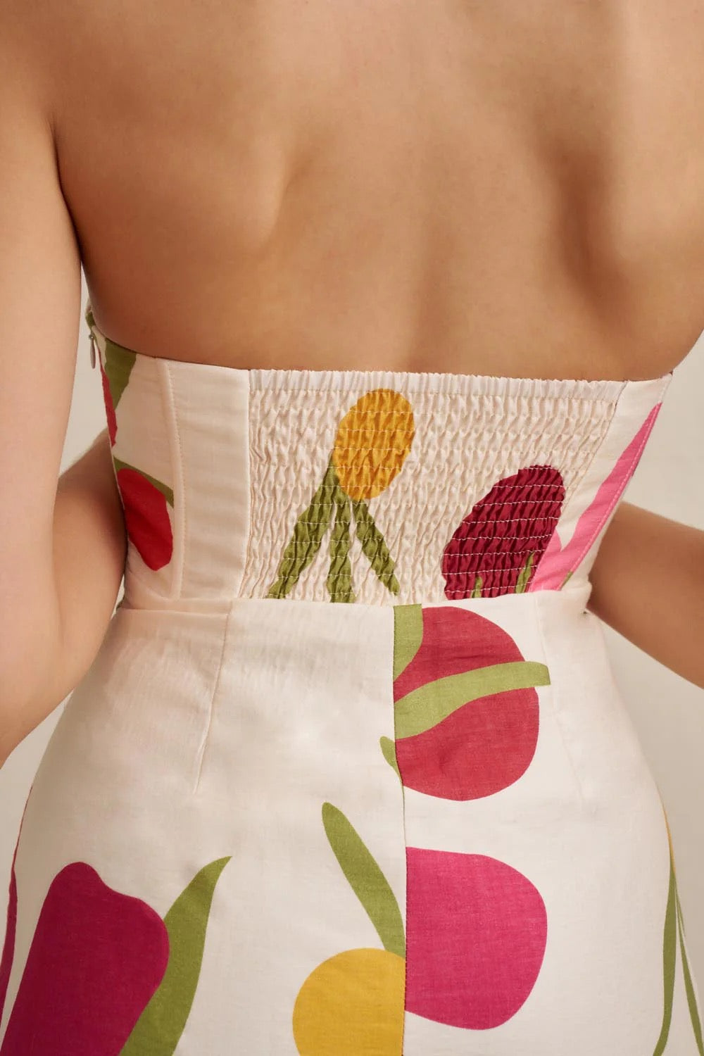 By Johnny Tropicana Corset Mini Dess - Multi