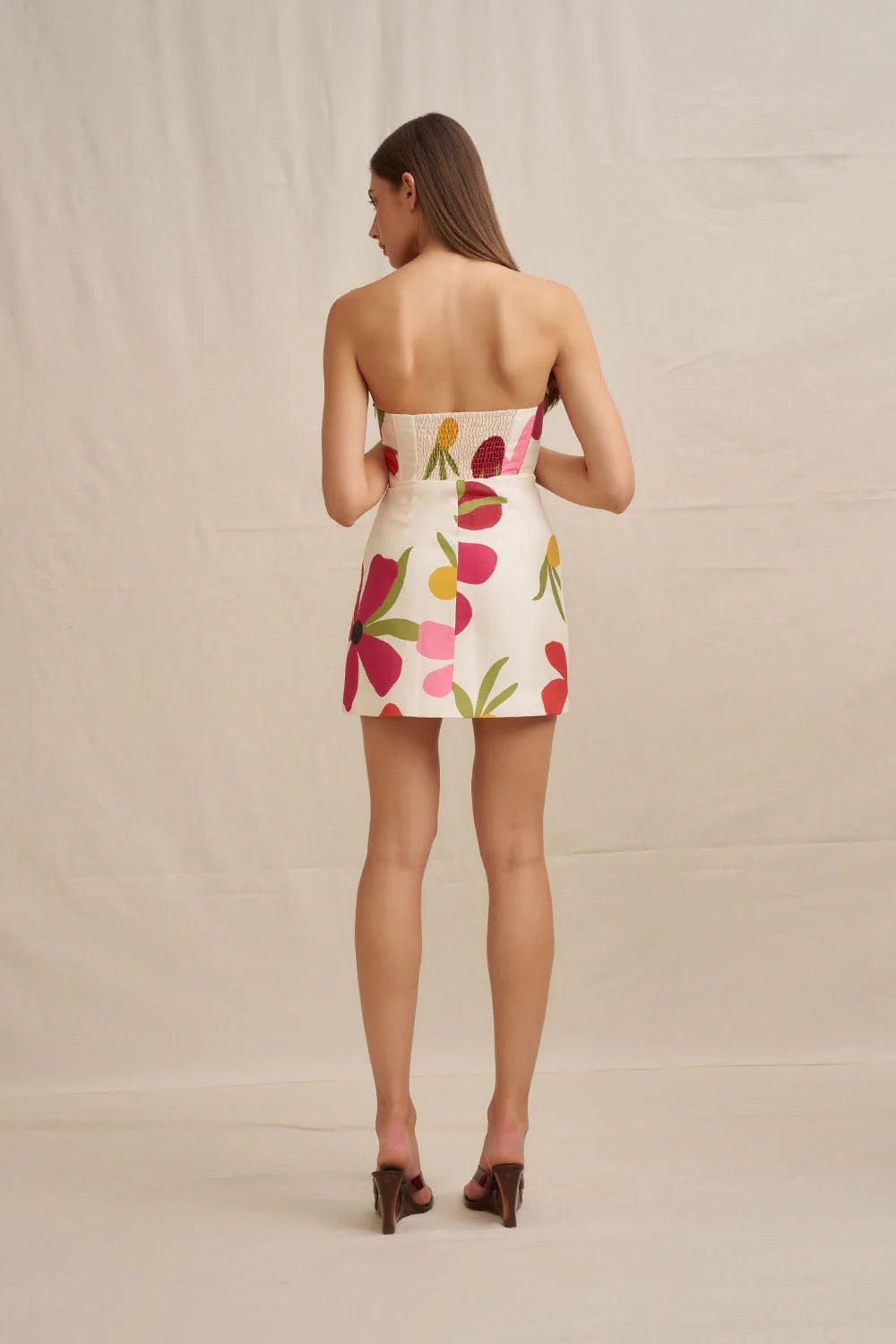 By Johnny Tropicana Corset Mini Dess - Multi