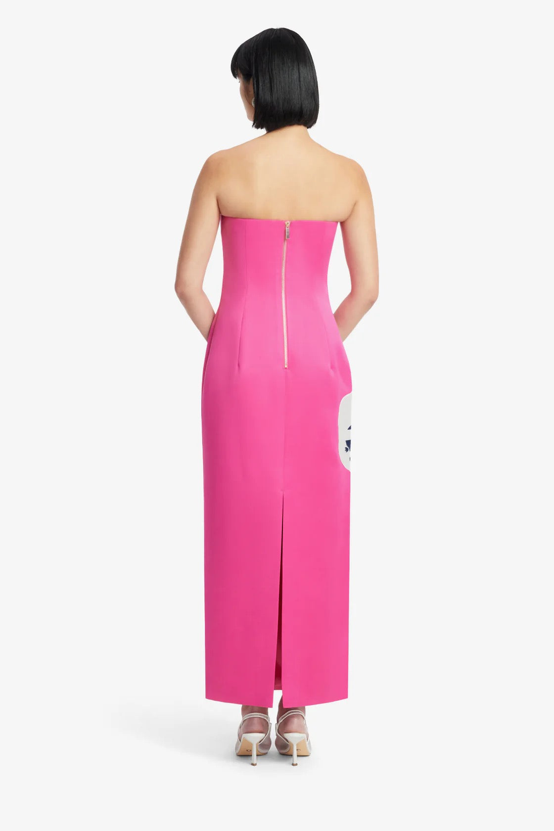 Leo Lin Rayna Bustier Maxi Dress - Orchid Print