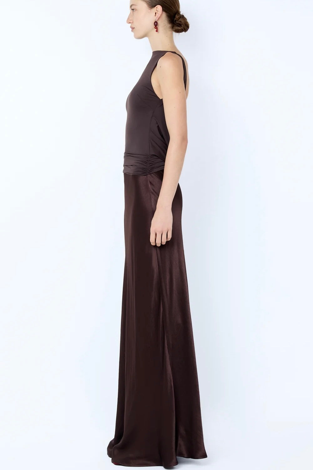 Bec & Bridge Mirabelle Cowl Maxi Dress - Dark Chocolate