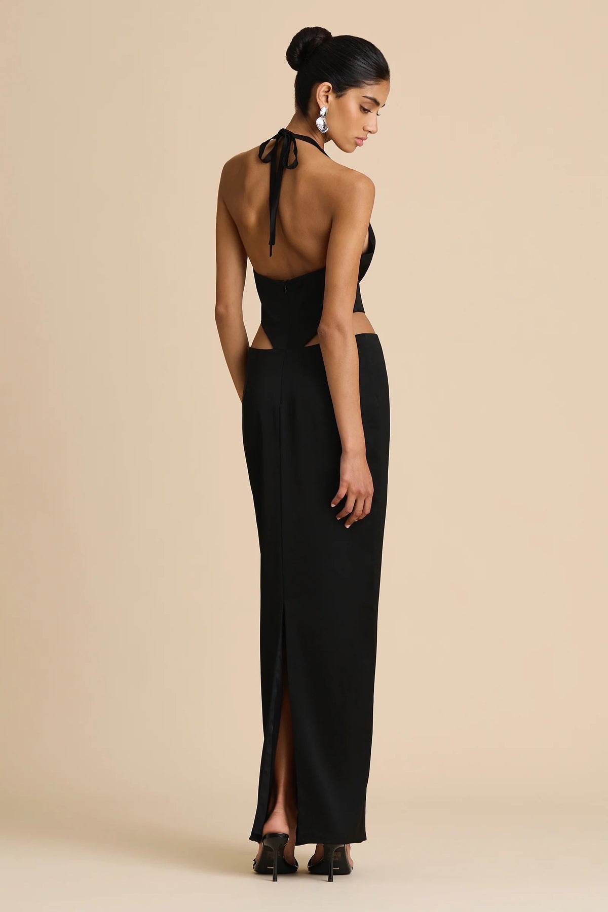 Sonya Candise Dress - Black Fleur