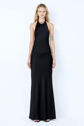 Bec & Bridge Quentin Racer Maxi Dress - Black