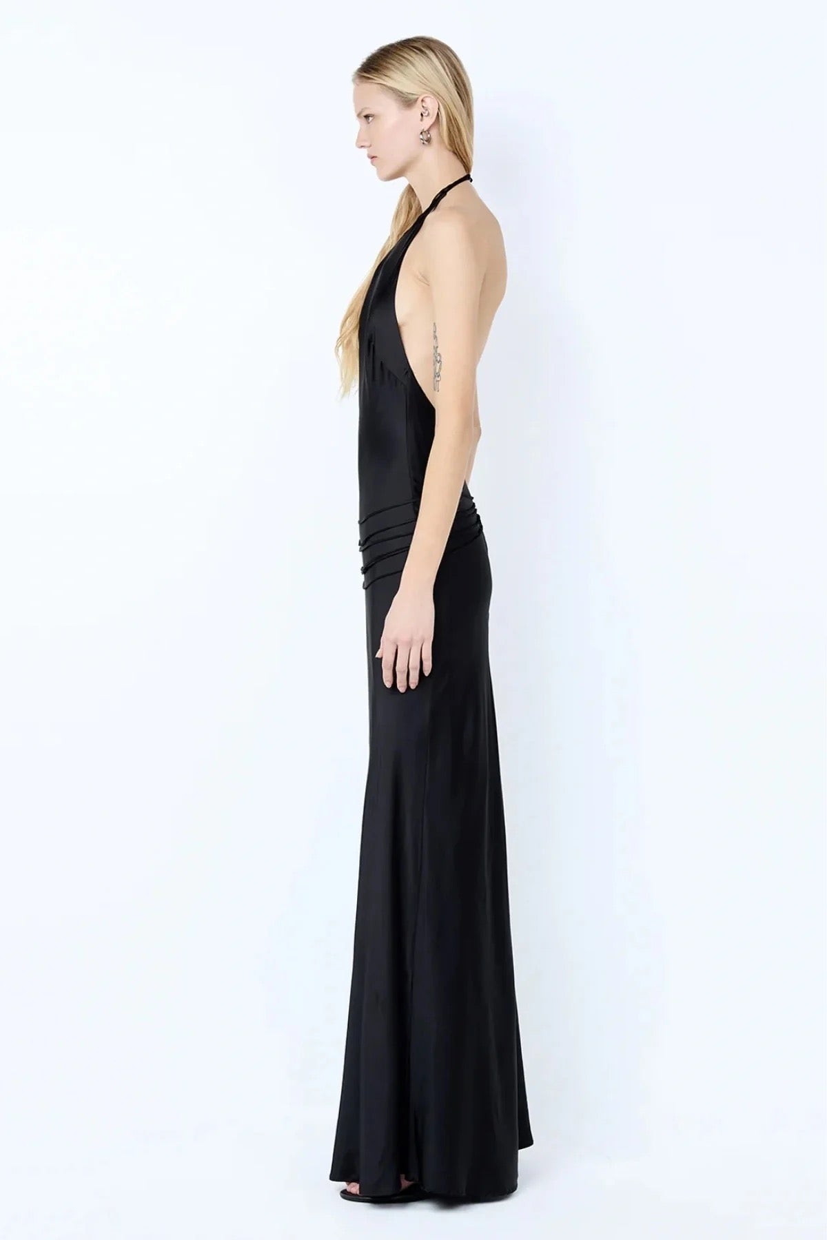 Bec & Bridge Quentin Racer Maxi Dress - Black