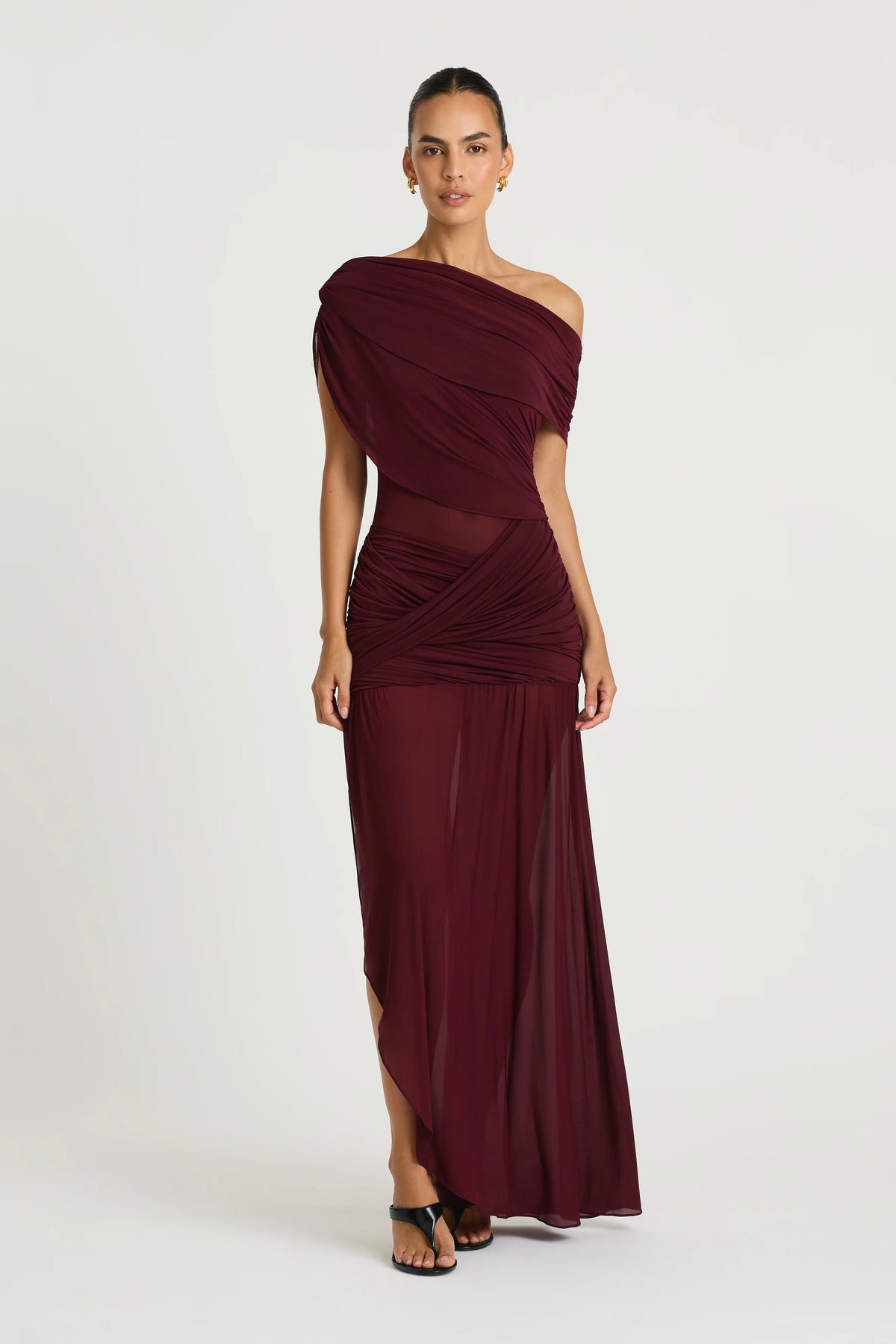 Benni Otto Maxi Dress - Plum