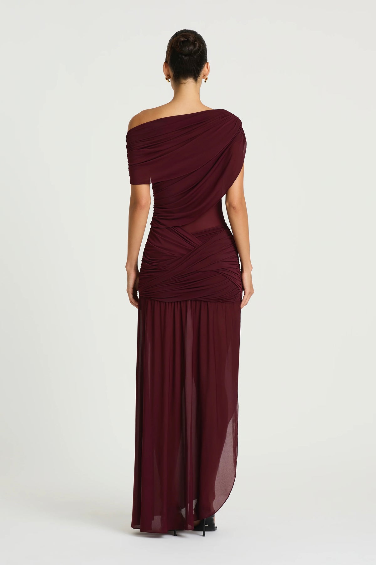 Benni Otto Maxi Dress - Plum