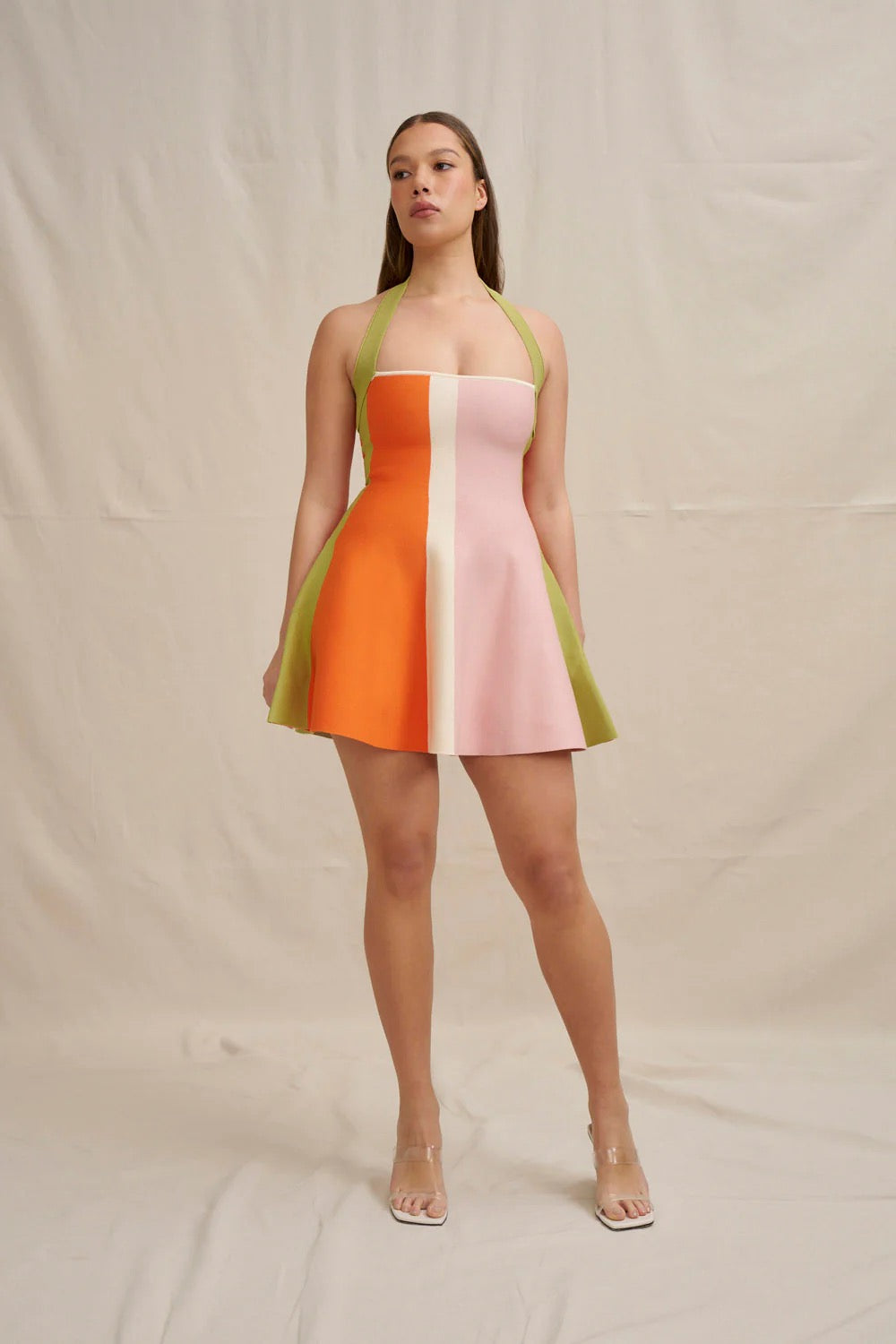 By Johnny Melon Stripe Knit Dress - Multi