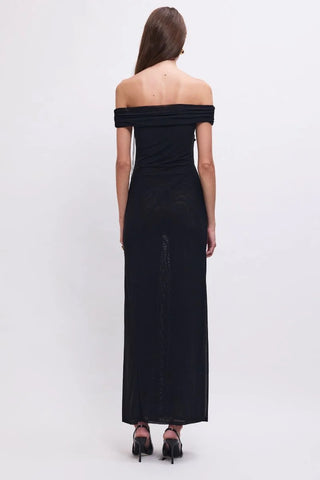 Suboo Sal Mesh Embellished Midi Dress - Black