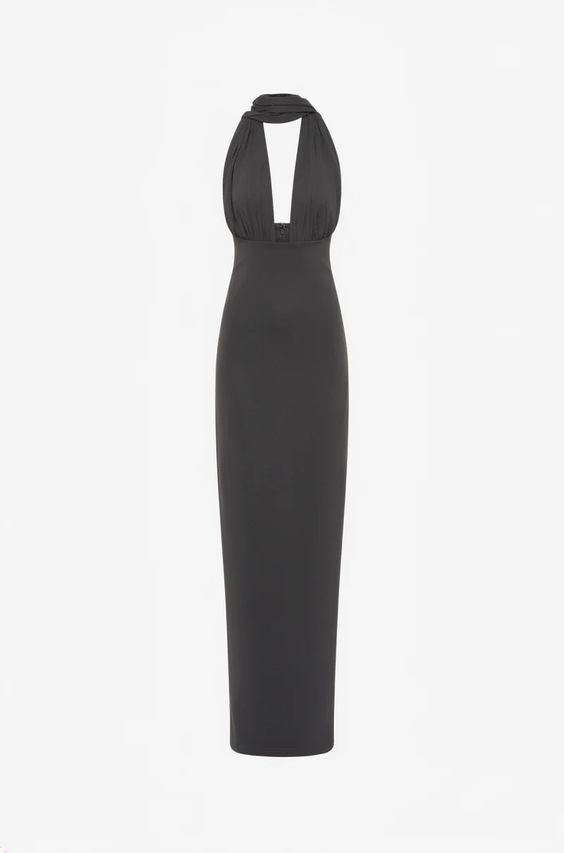 Misha Capezza Silk Dress - Black